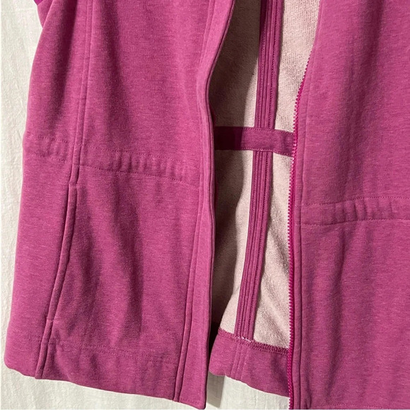 Women's Lands' End Serious Sweats Vest Women's Size Medium Pink Sleeveless - Picture 4 of 8